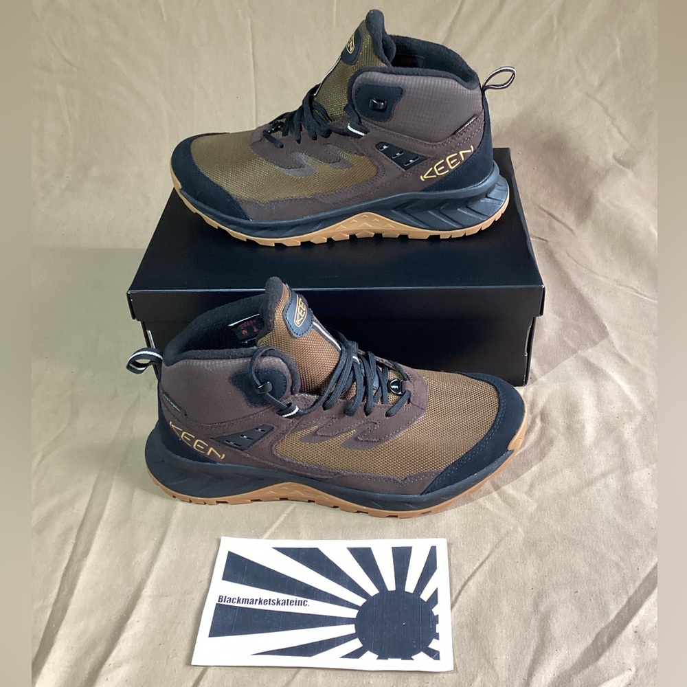 NWOB KEEN Hightrail Polar Waterproof Hiking Boot Dark Earth 1031176 Men Size 10